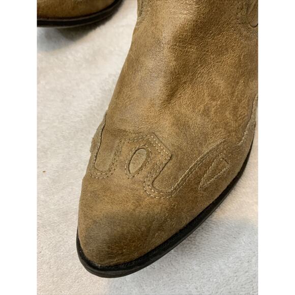 coconuts by matisse boots Cimmaron Size 7.5 Cowboy Boots Tan And Aqua Blue - Picture 6 of 7